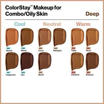 Revlon Colorstay Foundation for Combination/Oily Skin, Rich Ginger