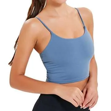 Lemedy Women's Padded Yoga Tank Top for Fitness and Style