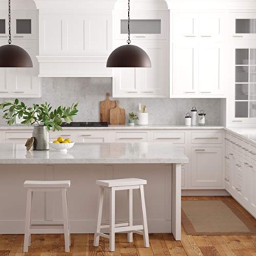 Amazon Basics Solid Wood Counter Height Barstools Set of 2