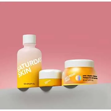 Saturday Skin Yuzu Vitamin C Bright Toner for Dryness Dullness Face Brightening Hydrate Tone Glow Niacinamide Smooth Skin Facial Water Korean Skincare Ideal for All Skin Type