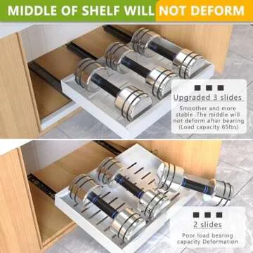 Expandable Pull Out Cabinet Organizer for Easy Kitchen Access