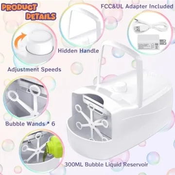 Bubble Maker - 18000 Bubbles/Min for Kids & Parties