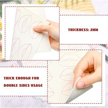 Maitys Lip Tattoo Practice Skin Kit for Makeup Artists