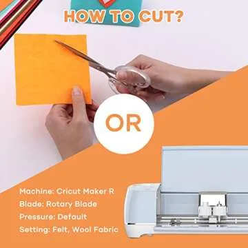 HTVRONT Felt Sheets - 60PCS Assorted Crafting Felt