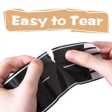 Piokio 33' x 2.4" Black Road Track Tape, Car Tracks are Great for Kids Birthday Party, Racing Party Decoration (1 Rolls)