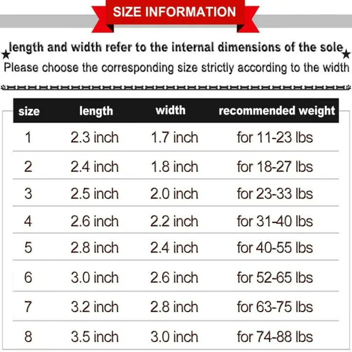 QUMY Dog Boots - Weatherproof Shoes for Medium & Large Dogs