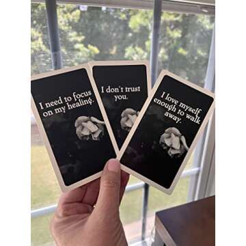 All Things Intuitive in The Shadows, 54 Shadow Oracle Cards, Raw and Real Love Messages, Soul Connection Cards for Oracle and Tarot Readers