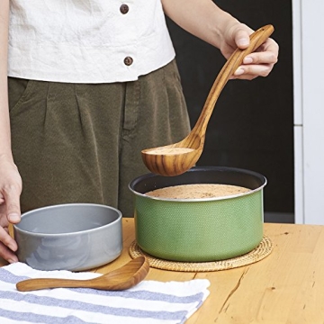 FAAY Eco-Friendly Handmade Wooden Kitchen Ladle