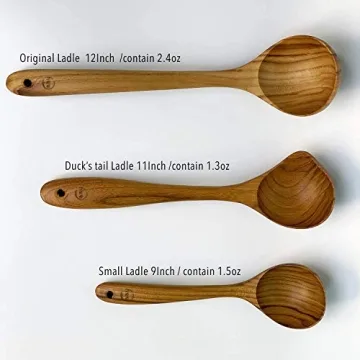 FAAY Eco-Friendly Handmade Wooden Kitchen Ladle