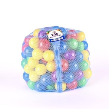 200 Count Durable Plastic Balls for Ball Pit Fun