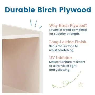 ECR4Kids Tabletop Supplies Storage Center, Teacher Caddy, White Wash