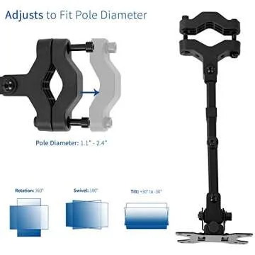 VIVO Adjustable Universal Monitor Arm For 17 to 32 inches