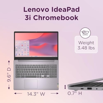 Lenovo IdeaPad 3i Chromebook 15 - 10-Hour Battery Life