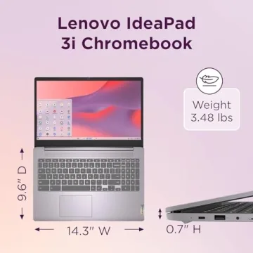Lenovo IdeaPad 3i Chromebook 15 - 10-Hour Battery Life