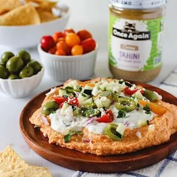 Once Again Organic Sesame Tahini, 16oz - Salt Free, Unsweetened - USDA Organic, Gluten Free, Vegan, Kosher, Peanut Free - Glass Jar