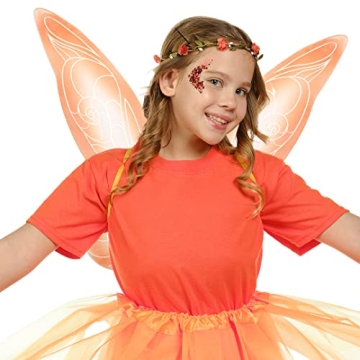 Funcredible Fairy Wings and Crown Set for Magical Costumes