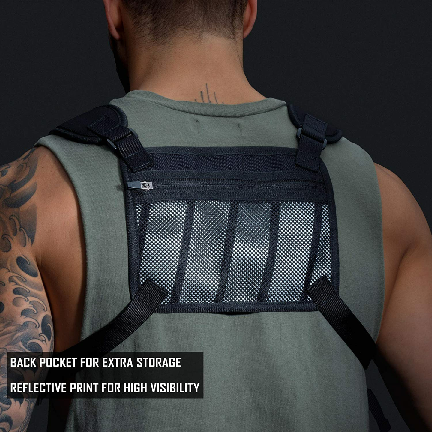MVRK Water Resistant Chest Pack - Ideal for Running