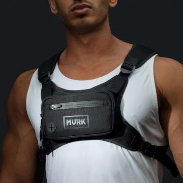 MVRK Water Resistant Chest Pack - Ideal for Running