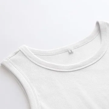 Stylish ANRABESS Sleeveless High Neck Tank Top for Women