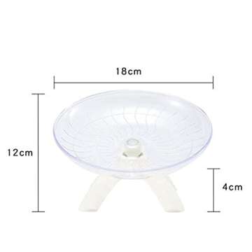 IGUFSDIG Hamster Flying Saucer Spinner Exercise Wheel - Silent Pet Toy