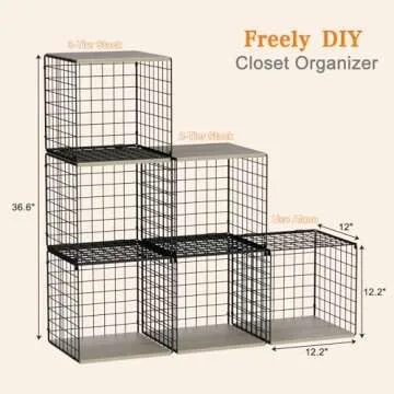 3PCS Stackable Closet Organizers for Stylish Home Storage