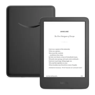 Lightweight Amazon Kindle (16 GB) - Black Color