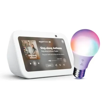 Echo Show 5 with Globe Electric Smart Bulb: Smart Home Essentials