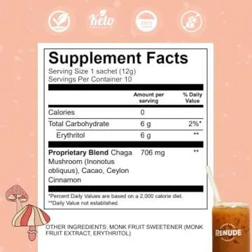 Renude Chagaccino - Delicious Mushroom Coffee Drink Mix