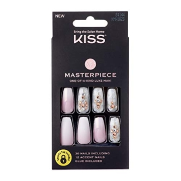KISS Masterpiece Luxe Mani - Premium Acrylic Nails Set