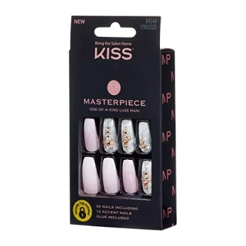 KISS Masterpiece Luxe Mani - Premium Acrylic Nails Set