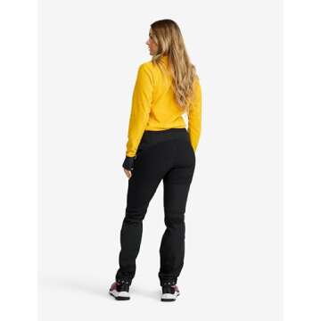 RevolutionRace Women’s Nordwand Pro Pants, Durable and Ventilated Pants for All Outdoor Activities, Jet Black, 2XL