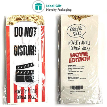 Funny Do Not Disturb Socks for Movie Lovers - Gift Idea
