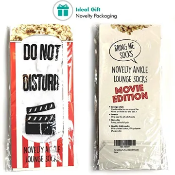 Funny Do Not Disturb Socks for Movie Lovers - Gift Idea