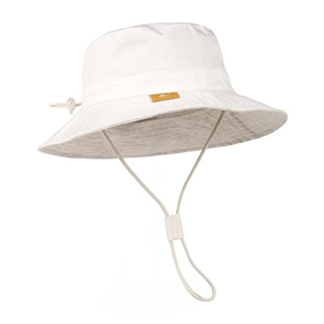 High-Quality Toddler Sun Hat - Adjustable Cotton & Linen Beach Hat
