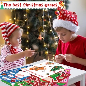 Festive Christmas Stickers for Kids DIY Crafts and Gifts