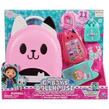 Gabby's Dollhouse Travel Toy Set for Kids 3 Plus