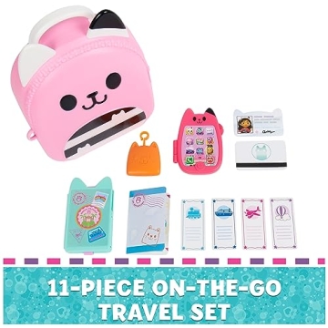 Gabby's Dollhouse Travel Toy Set for Kids 3 Plus