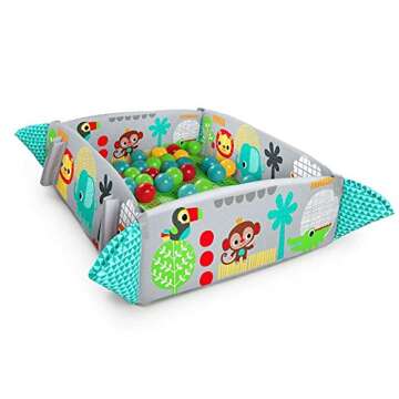 Bright Starts 5-in-1 Your Way Ball Play - Ball Pit & Convertible Baby Activity Gym, Ages Newborn + Green