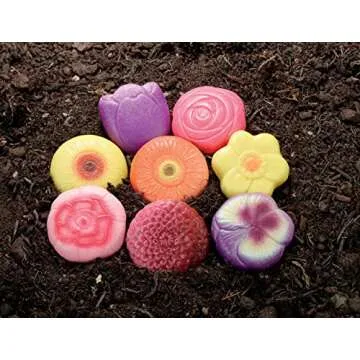Yellow Door Sensory Play Stones – Flowers, Set of 8