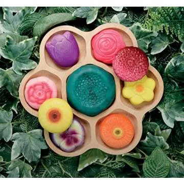 Yellow Door Sensory Play Stones – Flowers, Set of 8