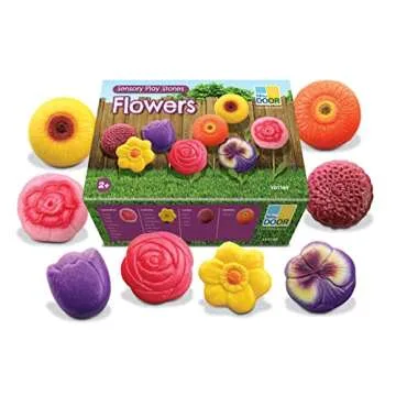 Yellow Door Sensory Play Stones – Flowers, Set of 8