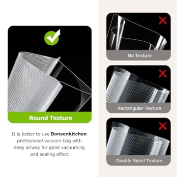 Bonsenkitchen Vacuum Sealing Machine for Fresh Food