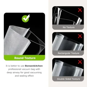 Bonsenkitchen Vacuum Sealing Machine for Fresh Food