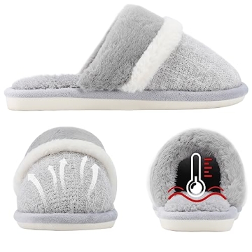 GOEWY Cozy Slippers for Women - Memory Foam Comfort