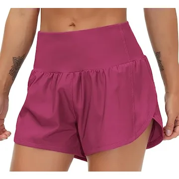 High Waisted Running Shorts Quick Dry for Women