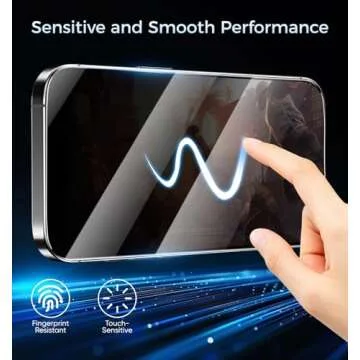 MAGIC JOHN Privacy Screen Protector for iPhone 15 Pro Max