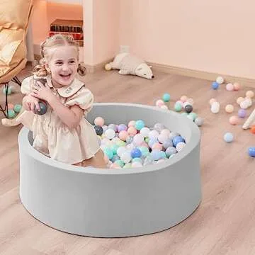 Zmarthumb Foam Ball Pit for Toddlers - Safe & Easy to Clean