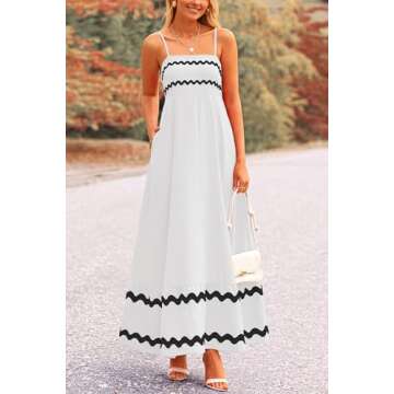 PRETTYGARDEN Women’s 2025 Summer Flowy Maxi Dress