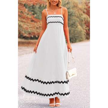 PRETTYGARDEN Women’s 2025 Summer Flowy Maxi Dress