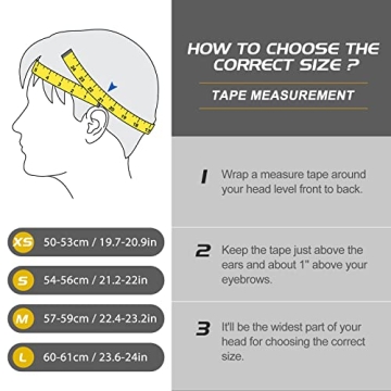 Odoland Ski Helmet and Goggles Set for Winter Sports